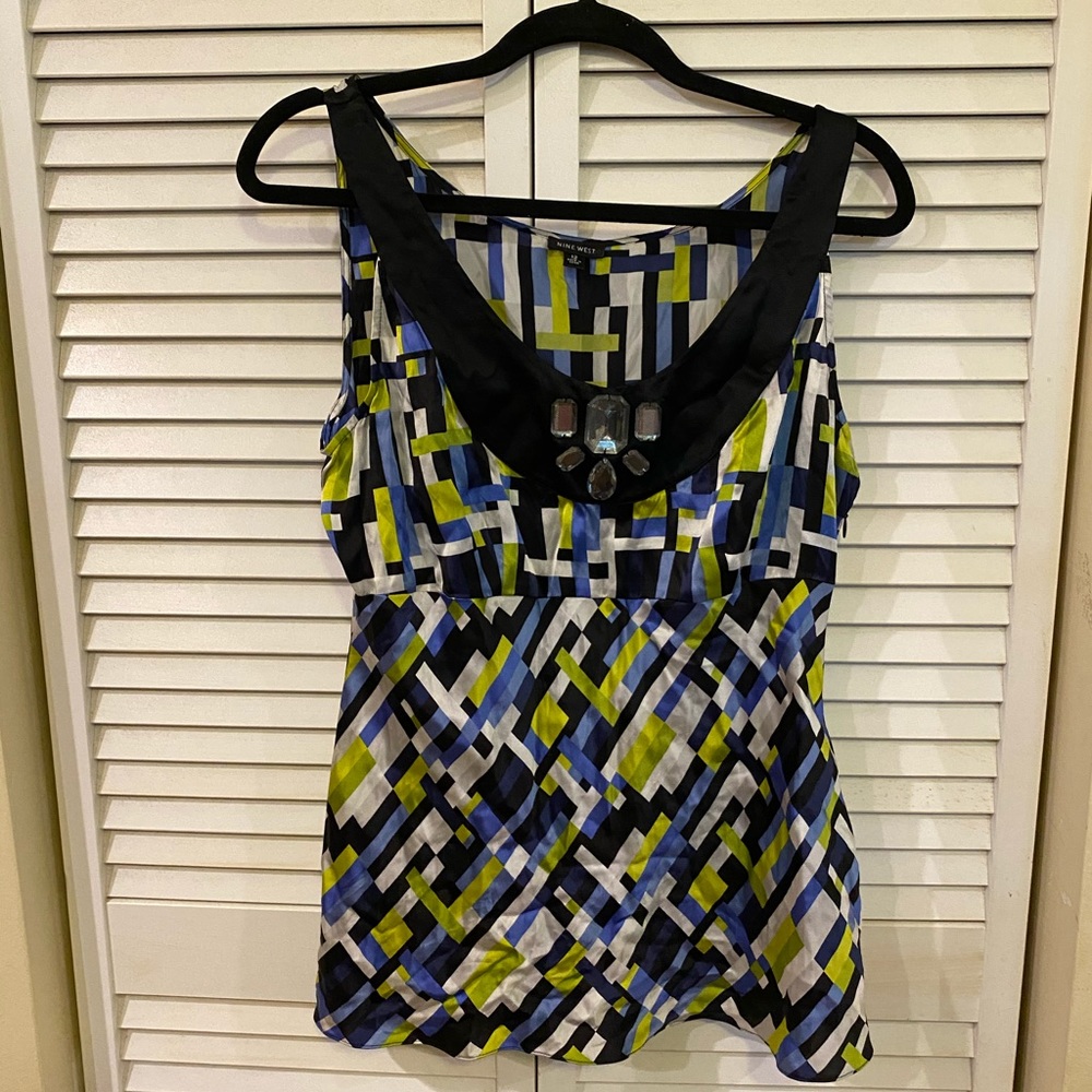 Nine West sleeveless blouse